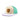 Pattern Line Snapback Cap - Ultra Mint - Cream White